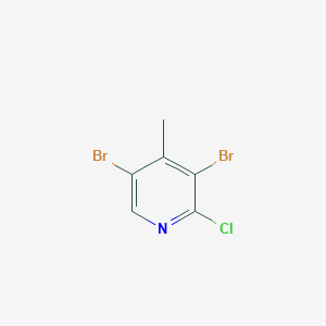 molecular formula C6H4Br2ClN B1593453 2-Chloro-3,5-dibromo-4-methylpyridine CAS No. 1000017-92-4