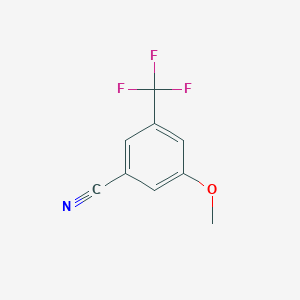 molecular formula C9H6F3NO B1593457 3-Methoxy-5-(trifluoromethyl)benzonitrile CAS No. 868167-61-7