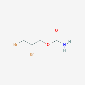molecular formula C4H7Br2NO2 B1593459 2,3-Dibromopropyl carbamate CAS No. 55190-46-0