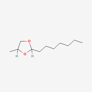 molecular formula C11H22O2 B1593463 2-Heptyl-4-methyl-1,3-dioxolane CAS No. 74094-61-4