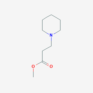 molecular formula C9H17NO2 B1593465 3-哌啶-1-基丙酸甲酯 CAS No. 23573-93-5