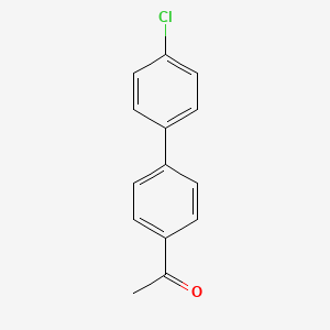 molecular formula C14H11ClO B1593474 4-Acetyl-4'-chlorobiphenyl CAS No. 5002-07-3