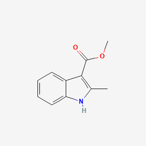 molecular formula C11H11NO2 B1593475 2-甲基-1H-吲哚-3-羧酸甲酯 CAS No. 65417-22-3