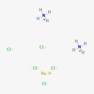 molecular formula Cl5H8N2Ru B1593495 五氯合钌酸双铵 CAS No. 68133-88-0