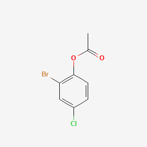 molecular formula C8H6BrClO2 B1593497 2-Bromo-4-chlorophenyl acetate CAS No. 98434-18-5