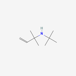 molecular formula C9H19N B1593503 N-tert-Butyl-1,1-dimethylallylamine CAS No. 40137-02-8