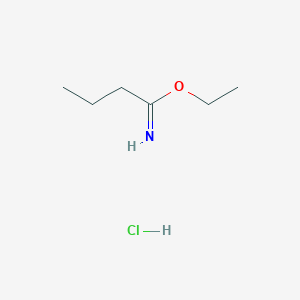 molecular formula C6H14ClNO B1593506 Ethyl butyrimidate hydrochloride CAS No. 2208-08-4