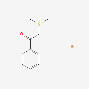 B1593513 Dimethyl(beta-oxophenethyl)sulphonium bromide CAS No. 5667-47-0