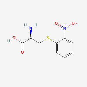 molecular formula C9H10N2O4S B1593518 L-Cysteine, S-(2-nitrophenyl)- CAS No. 60115-45-9