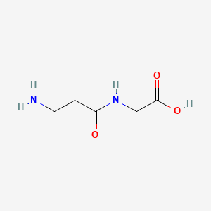 molecular formula C5H10N2O3 B1593521 beta-Alanylglycine CAS No. 2672-88-0