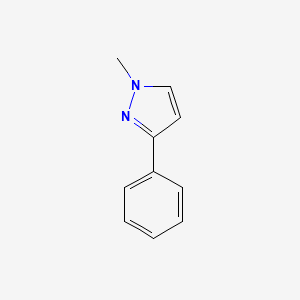 molecular formula C10H10N2 B1593523 1-Methyl-3-phenyl-1H-pyrazole CAS No. 3463-26-1