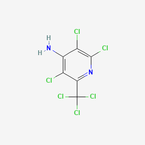 molecular formula C6H2Cl6N2 B1593526 4-Amino-3,5,6-trichloro-2-(trichloromethyl)pyridine CAS No. 5005-62-9
