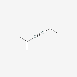 B1593527 2-Methyl-1-hexen-3-yne CAS No. 23056-94-2