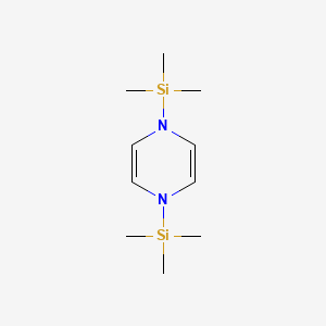 molecular formula C10H22N2Si2 B1593528 Pyrazine, 1,4-dihydro-1,4-bis(trimethylsilyl)- CAS No. 31639-80-2