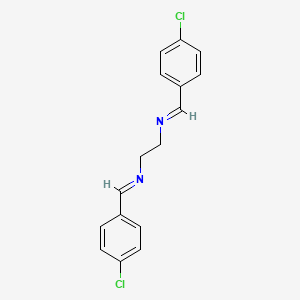 molecular formula C16H14Cl2N2 B1593532 Bis(p-chlorobenzylidene)-ethylenediamine CAS No. 60434-95-9