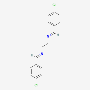 molecular formula C16H14Cl2N2 B1593532 Bis(p-chlorobenzylidene)ethylenediamine CAS No. 60434-95-9