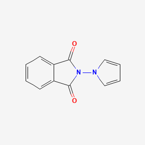 molecular formula C12H8N2O2 B1593536 2-(1H-吡咯-1-基)异吲哚啉-1,3-二酮 CAS No. 885-12-1