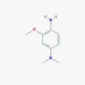 molecular formula C9H14N2O B1593538 3-methoxy-n1,n1-dimethylbenzene-1,4-diamine CAS No. 7474-82-0
