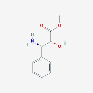 molecular formula C10H13NO3 B159354 (2R,3S)-3-Phenylisoserine methyl ester CAS No. 131968-74-6