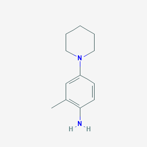 molecular formula C12H18N2 B1593543 2-Methyl-4-(1-piperidinyl)aniline CAS No. 73164-32-6