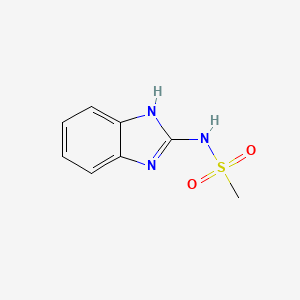 molecular formula C8H9N3O2S B1593551 N-(1H-Benzo[d]imidazol-2-yl)methanesulfonamide CAS No. 69746-62-9