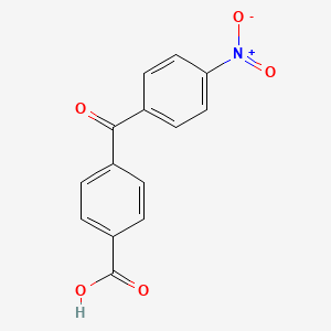 molecular formula C14H9NO5 B1593555 4-(4-Nitrobenzoyl)benzoic acid CAS No. 7377-13-1