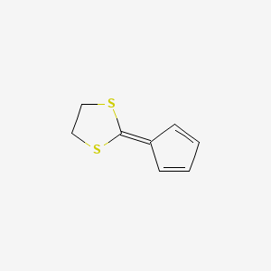 molecular formula C8H8S2 B1593557 2-(2,4-环戊二烯-1-亚甲基)-1,3-二硫杂环戊烷 CAS No. 3357-53-7
