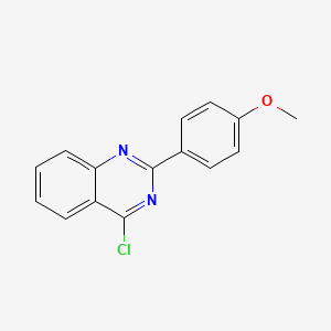 B1593559 4-Chloro-2-(4-methoxyphenyl)quinazoline CAS No. 55391-00-9