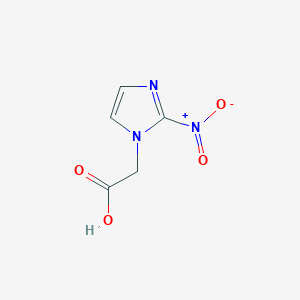molecular formula C5H5N3O4 B1593568 2-(2-Nitro-1H-imidazol-1-yl)acetic acid CAS No. 22813-32-7