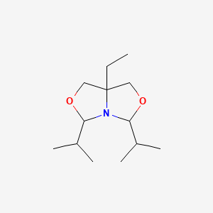 molecular formula C13H25NO2 B1593570 1H,3H,5H-Oxazolo[3,4-c]oxazole, 7a-ethyldihydro-3,5-bis(1-methylethyl)- CAS No. 79185-77-6