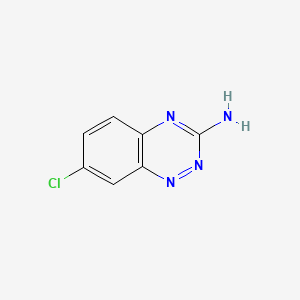 molecular formula C7H5ClN4 B1593600 3-Amino-7-chloro-1,2,4-benzotriazine CAS No. 5423-53-0