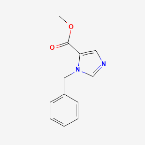 molecular formula C12H12N2O2 B1593607 Methyl 1-benzyl-1H-imidazole-5-carboxylate CAS No. 73941-33-0