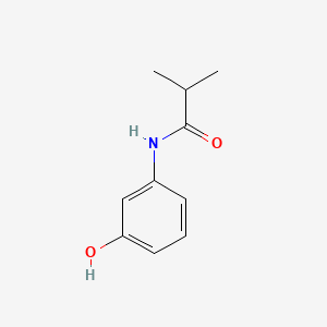 molecular formula C10H13NO2 B1593614 N-(3-羟基苯基)-2-甲基丙酰胺 CAS No. 55791-88-3