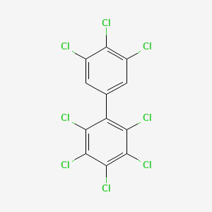 molecular formula C12H2Cl8 B1593615 2,3,3',4,4',5,5',6-八氯联苯 CAS No. 74472-53-0