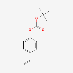 molecular formula C13H16O3 B1593617 Carbonic acid, 1,1-dimethylethyl 4-ethenylphenyl ester CAS No. 87188-51-0