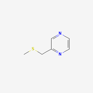 B1593620 Pyrazine, 2-[(methylthio)methyl]- CAS No. 59021-03-3