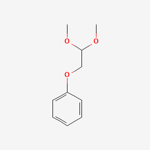 molecular formula C10H14O3 B1593630 苯，（2,2-二甲氧基乙氧基）- CAS No. 67874-68-4