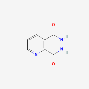 molecular formula C7H5N3O2 B1593632 6,7-Dihydropyrido[2,3-d]pyridazine-5,8-dione CAS No. 4430-77-7