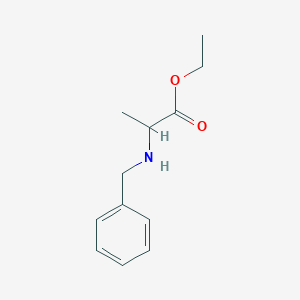 molecular formula C12H17NO2 B1593633 Ethyl 2-(benzylamino)propanoate CAS No. 54159-18-1