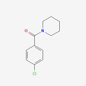 molecular formula C12H14ClNO B1593634 (4-Chlorophenyl)(piperidin-1-yl)methanone CAS No. 26163-40-6