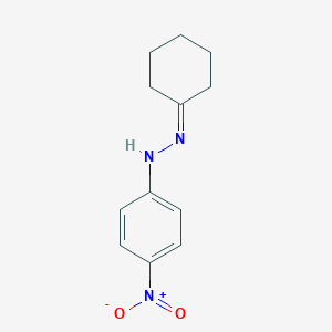 molecular formula C12H15N3O2 B159364 Cyclohexanone p-nitrophenyl hydrazone CAS No. 1919-96-6