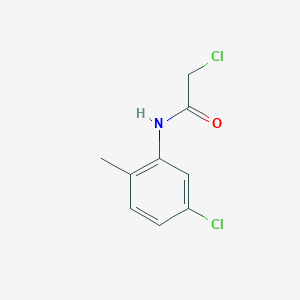 molecular formula C9H9Cl2NO B1593640 2-chloro-N-(5-chloro-2-methylphenyl)acetamide CAS No. 85817-60-3