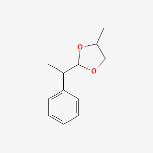 4-Methyl-2-(1-phenylethyl)-1,3-dioxolane
