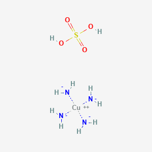 molecular formula CuH12N4O4S B1593645 Tetraamminecopper(2+) sulfate CAS No. 14283-05-7