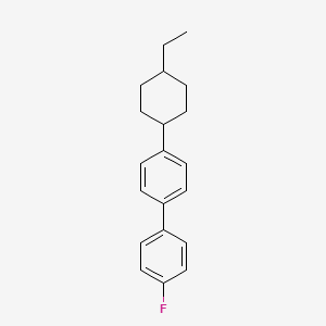 molecular formula C20H23F B1593653 1-(4-Ethylcyclohexyl)-4-(4-fluorophenyl)benzene CAS No. 81793-57-9