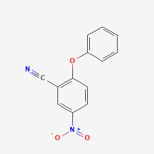 molecular formula C13H8N2O3 B1593660 5-Nitro-2-phenoxybenzonitrile CAS No. 63707-35-7