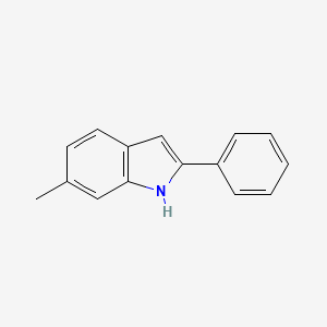 molecular formula C15H13N B1593685 6-Methyl-2-phenyl-1H-indole CAS No. 66354-87-8