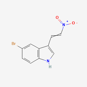 5-bromo-3-(2-nitroethenyl)-1H-indole