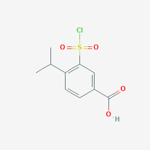 3-Chlorosulfonyl-4-isopropyl-benzoic acid