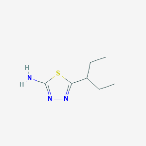 5-(1-Ethylpropyl)-1,3,4-thiadiazol-2-amine